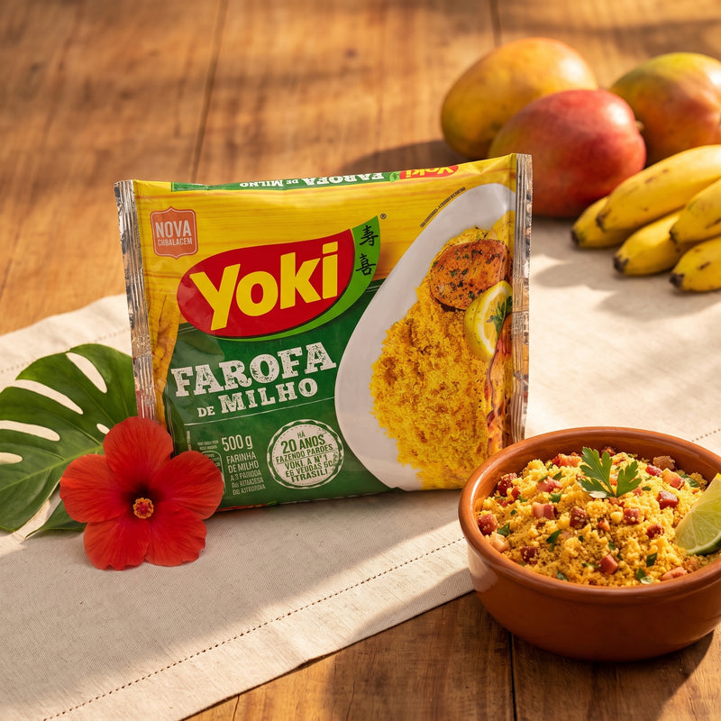 Farofa De Milho Yoki